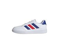 adidas Men's Courtblock Shoes, Cloud White/Cloud White/Scarlet, 9.5 UK
