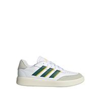 adidas Men's Courtblock Shoes, Cloud White/Green/Utility Yellow, 9.5 UK