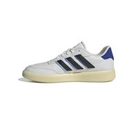adidas Men's COURTBLOCK Shoes, Crystal White/core Black/Team Royal Blue, 7 UK