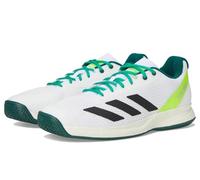 Adidas Men's Courtflash Pickleball Sneaker, White/Black/Collegiate Green, 10 UK