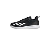 adidas Men's Courtflash Speed Tennis Shoes, Core Black/Cloud White/Matte Silver, 10 UK