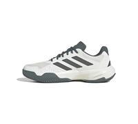 adidas Men's CourtJam Control 3 Clay Tennis Shoes, Off White/core Black/Aurora Ivy, 8.5 UK