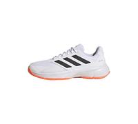Adidas Mens Courtjam Control 3 Tennis, White/Black, 8