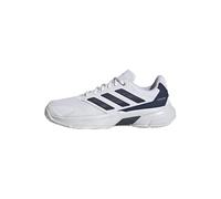 Adidas Mens Courtjam Control 3 Tennis, White/Dark Blue/Cyber Metallic, 16