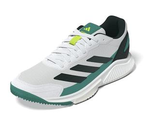 adidas Men's Courtquick Mens Padel Shoes, Cloud White/Cloud White/Aurora Ivy, 4 UK