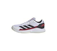 adidas Men's Courtquick Mens Padel Shoes, Cloud White/Core Black/Lucid Red, 6 UK