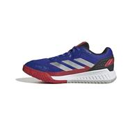 adidas Men's Courtquick Mens Padel Shoes, Lucid Blue/Silver Metallic/Lucid Red, 3.5 UK