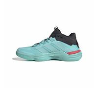 adidas Men's Courtstabil Indoor Performance Shoes, Flash Aqua/Flash Aqua/semi Lucid red, 6 UK