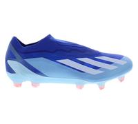 adidas Men's Crazyfast .1 Laceless Fg Soccer Cleats, Bright Royal/Cloud White/Solar Red-blue, 13.5 Women/12.5 Men