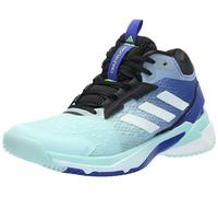 adidas Men's Crazyflight 5 Mid Top Indoor Sneaker, Semi Flash Aqua Zero Metallic Lucid Blue, 7.5 UK