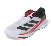 adidas Men's Crazyquick Boost Padel Sneaker, White/Black/Lucid Red, 7 UK
