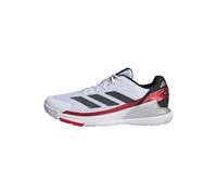 adidas Men's Crazyquick Lightstrike Padel Shoes, Cloud White/Core Black/Lucid Red, 4 UK