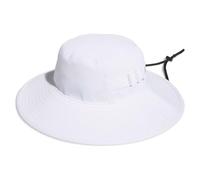 adidas Men's CRESTABLE Wide Brim Golf HAT, White, S-M