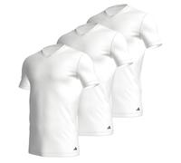 adidas Men's Herren Unterwäsche V Neck Shirt (3pk) -Active Core Cotton Undershirt, White_4am012, L