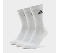 adidas Men's Crew Socks 3 Pack, White 6.5-8