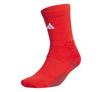adidas Men's Crew Socks, red, 10.5-12.5
