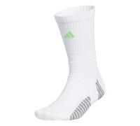 adidas Men's Crew Socks, white/lucid blue, 10.5-12.5