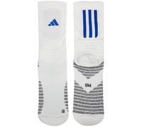 adidas Men's Crew Socks, white/team royal blue, 10.5-12.5