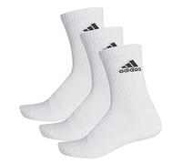 adidas Men's Cush Crw 3pp Socks, White/Black, XS UK