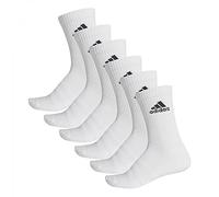 adidas Men's Cush Crw 6pp Socks, top:white/White/White/White bottom:white/White, L UK