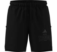 adidas Men's D4T Power Essentials Workout Graphics Shorts, Black, M 7 inch