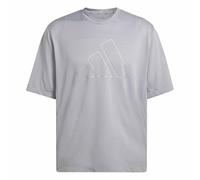 adidas Men's D4T Power Essentials Workout MESH T-Shirt, Halo Silver, S