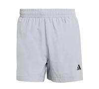 adidas Men's D4T Primelift 3 Stripes Shorts, Halo Silver, XXL 7 inch
