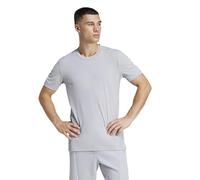 adidas Designed 4 Training 3 Stripes Short Sleeve T-Shirt Grey - XXL