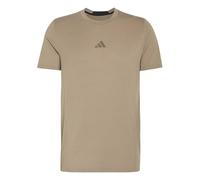 adidas Men's D4T Workout Shirt, Khaki SIX Mel., 3XL Short