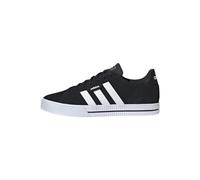 adidas Men's Daily 3.0 Leather Shoes, Core Black / Cloud White / Core Black, 6 UK