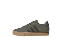 adidas men's Daily 4.0 Sneaker, Olive Strata/Shadow Olive/Gum, 10.5