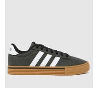 adidas Men's Daily 4.0 Trainers in Black & Grey, Fabric, Size: 8 UK 8