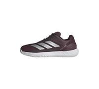 adidas Men's Defiant Speed 2 Clay Tenis Shoes, Maroon/FTWWHT/TEGRME, 6 UK