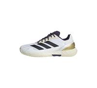 adidas Men's Defiant Speed 2 Tennis Shoes, FTWR White/core Black/Aurora Plum, 10.5 UK