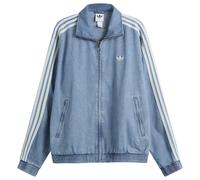 Adidas Men's Denim Firebird Track Jacket Light Blue XL