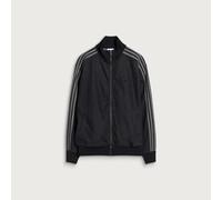 Adidas Men's Denim Firebird Track Top True Black Denim Medium