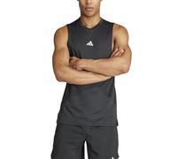 adidas Men's Designed 4 Training High Intensity Workout Heat.rdy Tank Top Shirt, Black, Small, Black, S