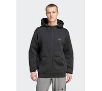 adidas Men's Designed For Training Full Zip Hoodie - Black, Black, Size 2Xl, Men Black