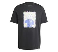 adidas Men's Doodle Graphic Tee, Black, XS
