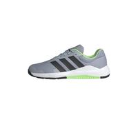 adidas Men's Dropset Base Training Shoes, Halo Silver/Lime Burst/Core Black, 10.5 UK