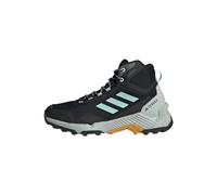 adidas Men's Eastrail 2.0 Mid RAIN.RDY Waterproof Hiking Shoes, Core Black/Aqua/Preloved Yellow, 8.5 UK