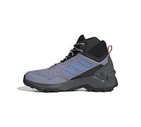 adidas Men's Eastrail 2.0 Mid RAIN.RDY Waterproof Hiking Shoes, Silver Violet/Blue Fusion/Core Black, 8 UK