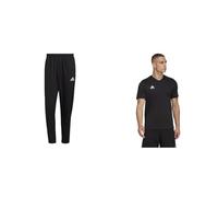 adidas Men's Entrada 22 Presentation Pants (1/1), Black, L & Men's Ent22 Tee T Shirt, Black, L UK