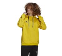 adidas Mens Entrada 22 Sweat Hoodie in Yellow/Black Cotton - Size 2XL
