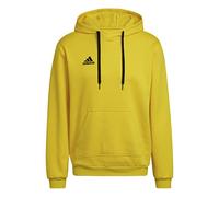 adidas Men's Entrada 22 Sweat Hoodie, Team Yellow / Black, L