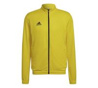 adidas Men's Entrada 22 Track Jacket, Team Yellow/Black, L