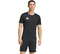 adidas Mens Entrada 26 Short Sleeve Football T-Shirt, Black/White, Size M, Men Black/White