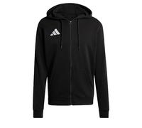 adidas Men's Entrada26 Full Zip Hoodie Sweatshirt, black/white, S