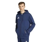 adidas Men's Entrada26 Full Zip Hoodie Sweatshirt, team navy blue 2/white, L