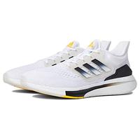 adidas Men's EQ21 Running Shoe, White/Black/Beam Yellow, 12